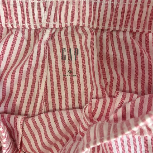 GAP Red/Pink Candy-Striped Pajama Pants, Size XS - Picture 4 of 6